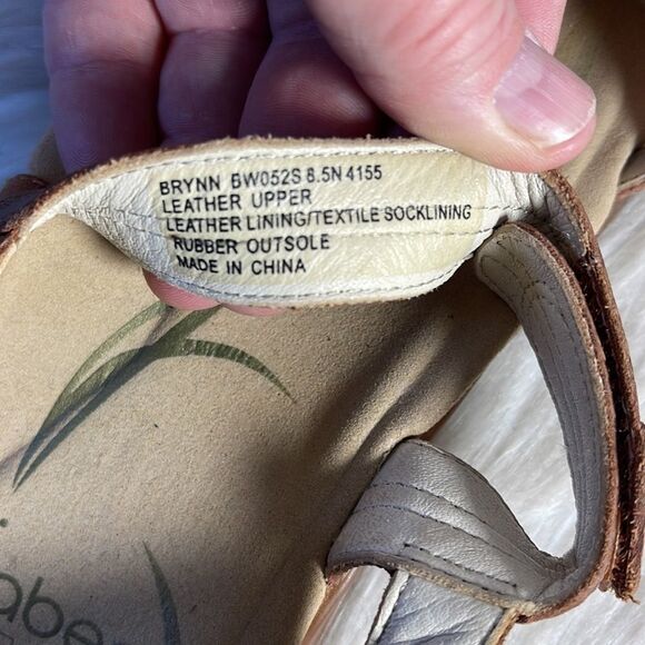 Abel Brynn Tan Leather Metatarsal Sandals Sz 8.5 NARROW WIDTH - Picture 5 of 6